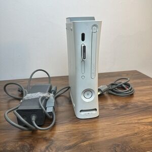 Microsoft Xbox 360 White Console PARTS REPAIR Red Ring With Working Power Supply